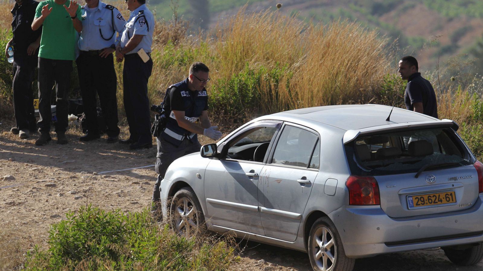 Agentes investigan un ataque contra israelíes cerca de una colonia en Cisjordania