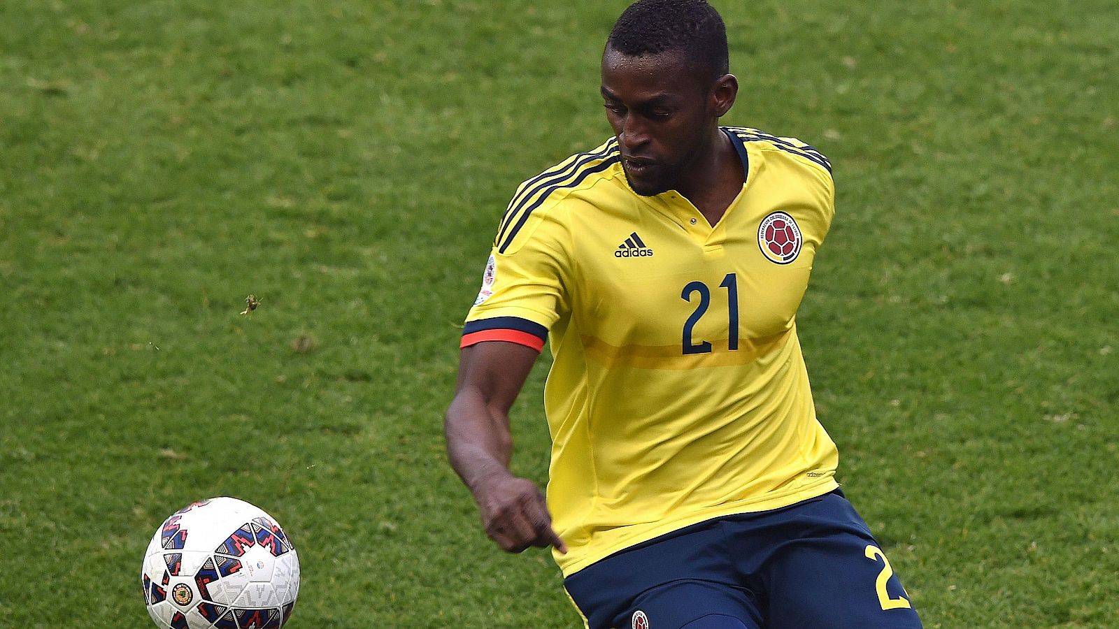 Jackson Martínez, con Colombia en la Copa América.