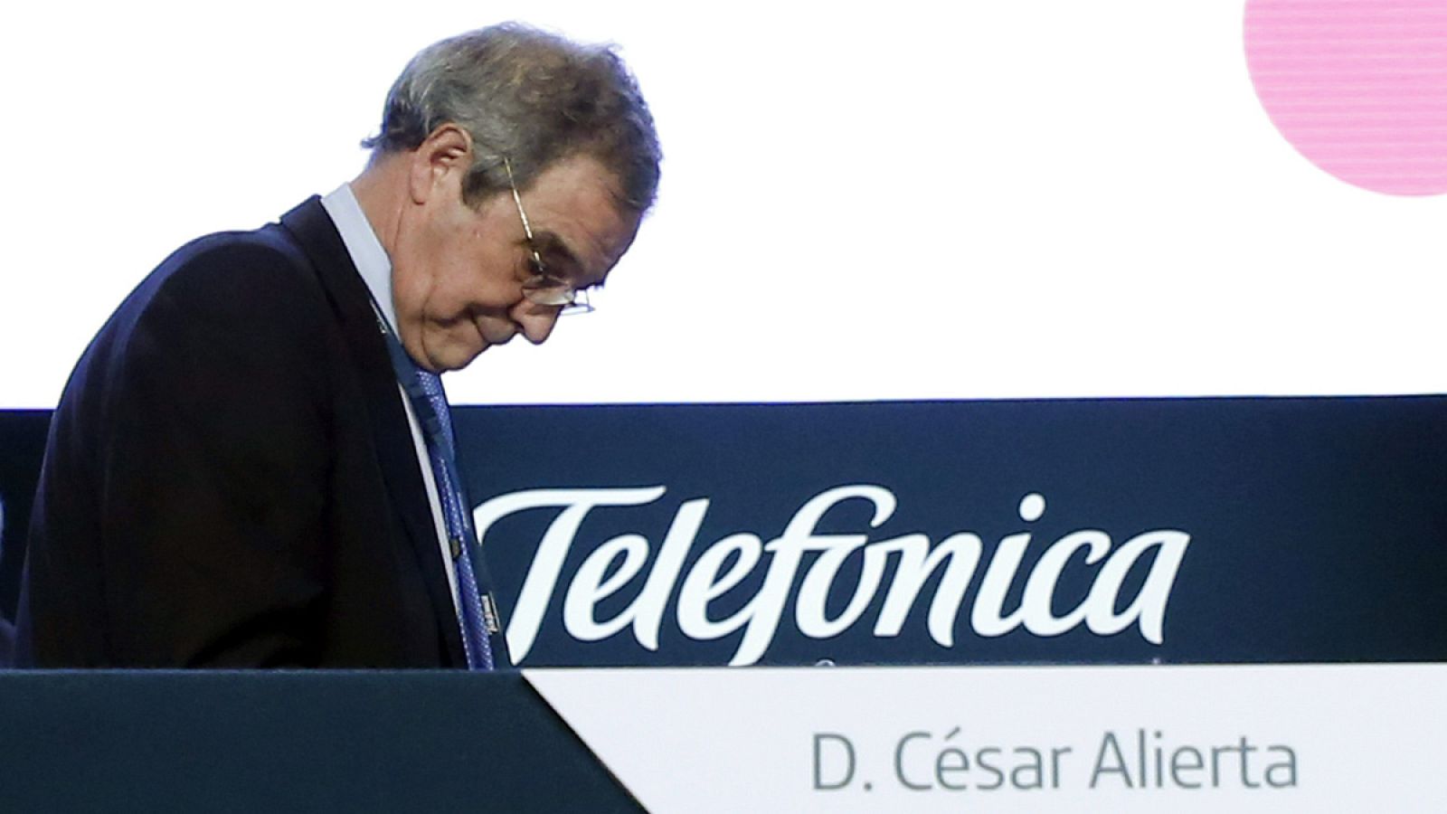 El presidente de Telefónica, César Alierta