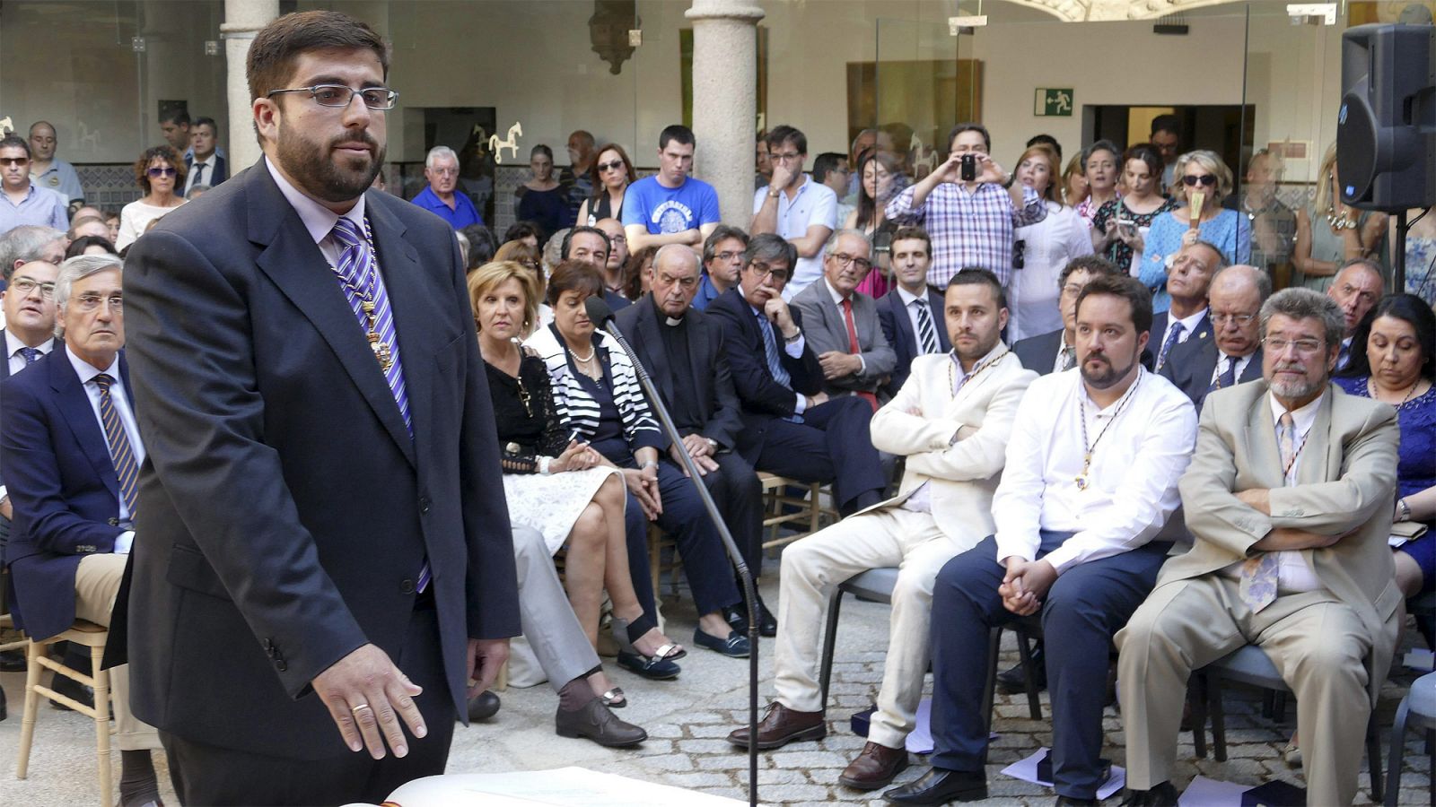 El candidato del sector no oficial del PP de Ávila, Jesús Manuel Sánchez.