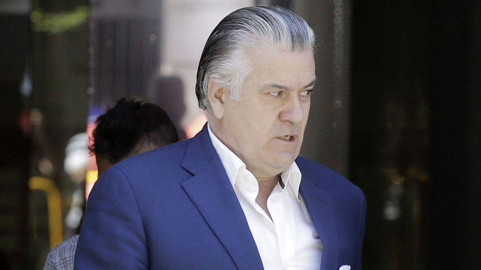 El extesorero del Partido Popular Luis Bárcenas a su salida de la Audiencia Nacional