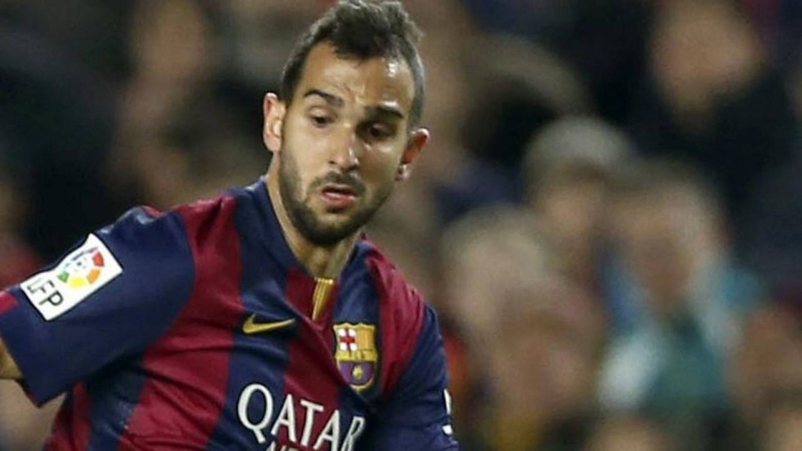 El defensa del FC Barcelona Martín Montoya, en un partido de la pasada temporada / EFE