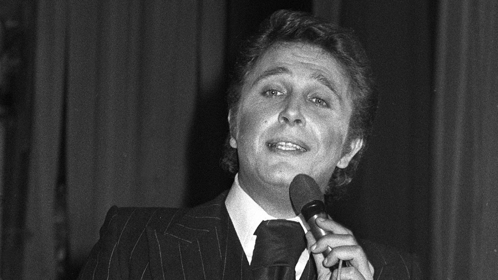 El cantante Jaime Morey, durante una actuación en 1976.