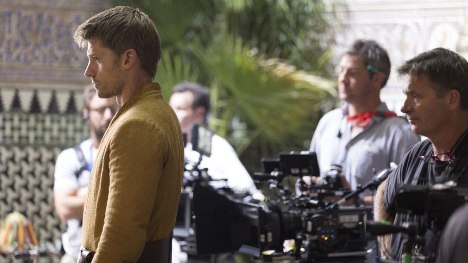 Jaime Lannister(Nicolaj Coster-Waldau), durante el rodaje de Juego de Tronos en Sevilla