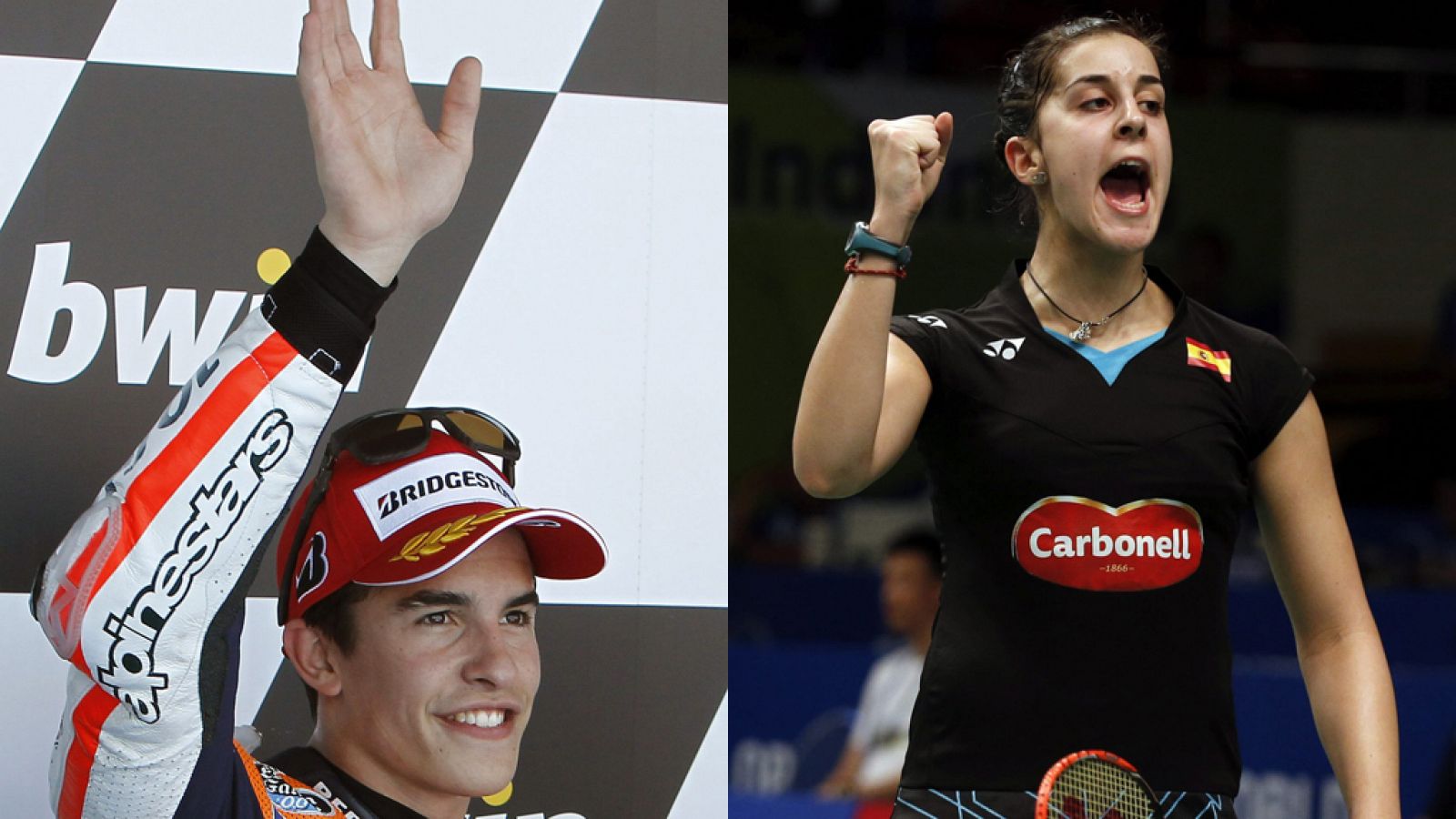 Marc Márquez y Calorina Marín, Premios Nacionales del Deporte 2014