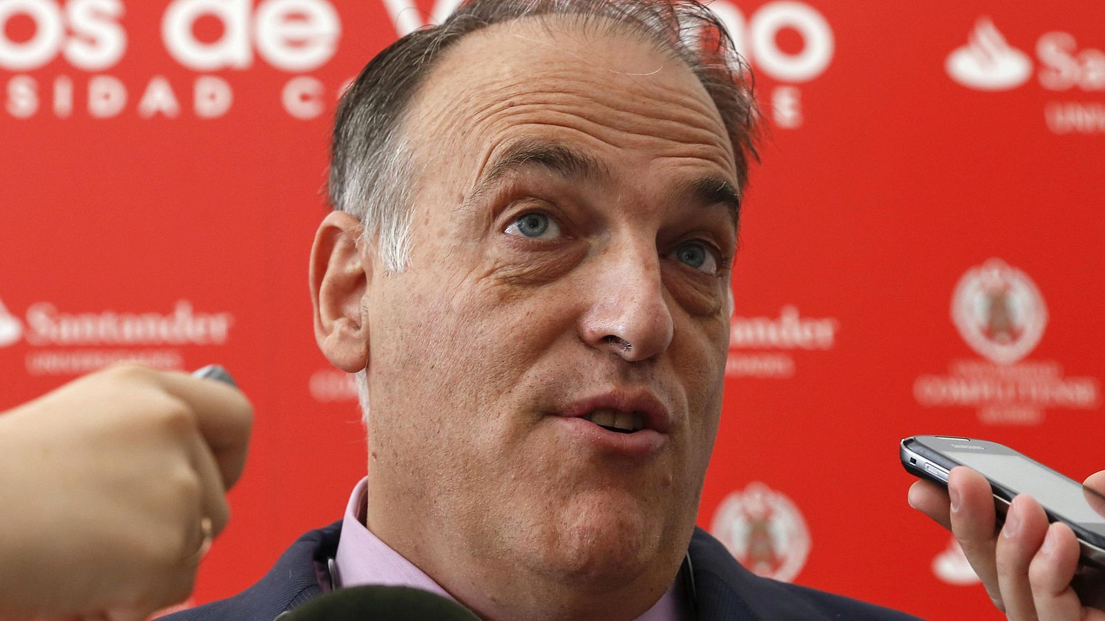 El presidente de la Liga de Fútbol Profesional, Javier Tebas / EFE