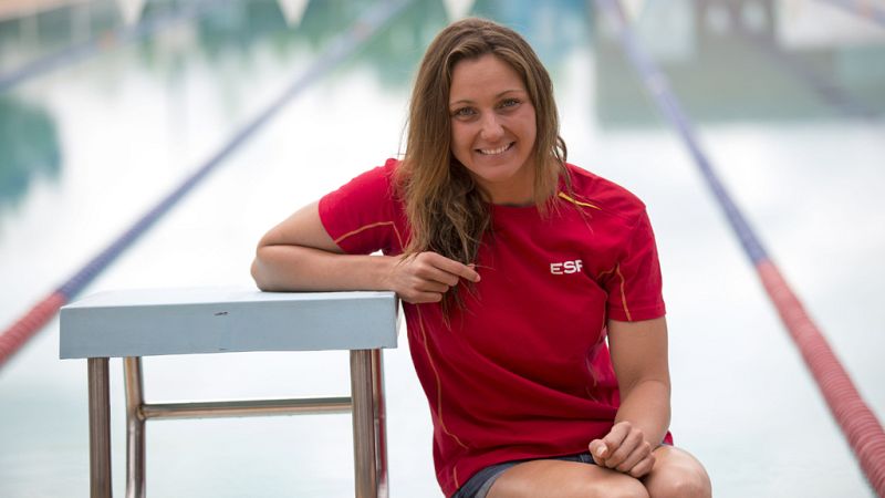 Melani Costa, en el Centro de Alto Rendimiento de San Cugat