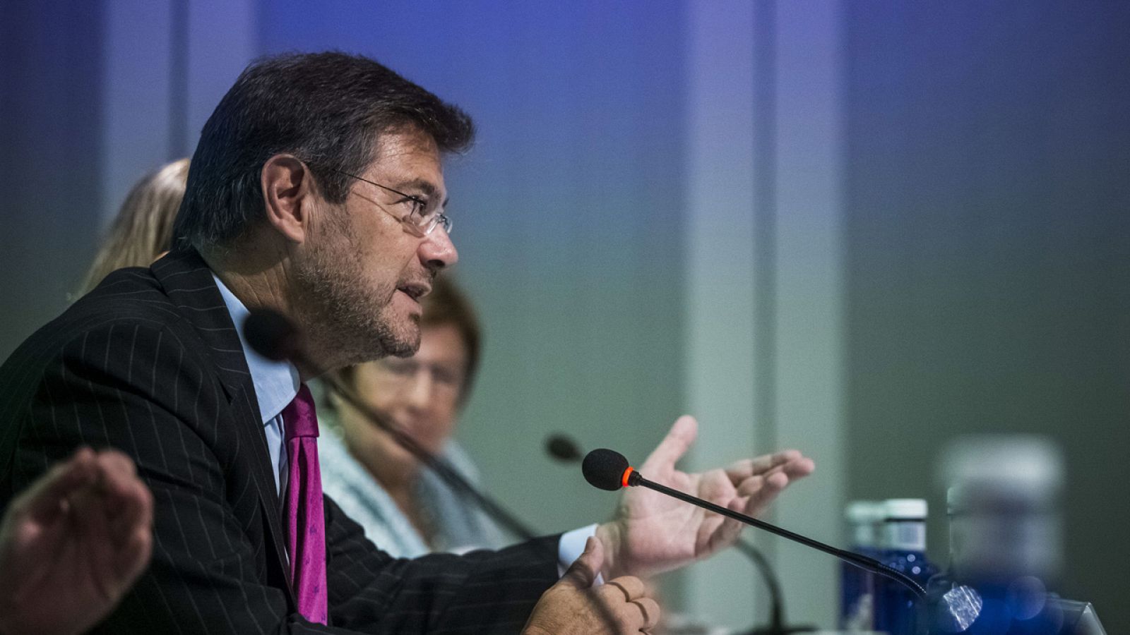 El ministro de Justicia, Rafael Catalá, en un curso de verano del Escorial en una imagen de archivo.