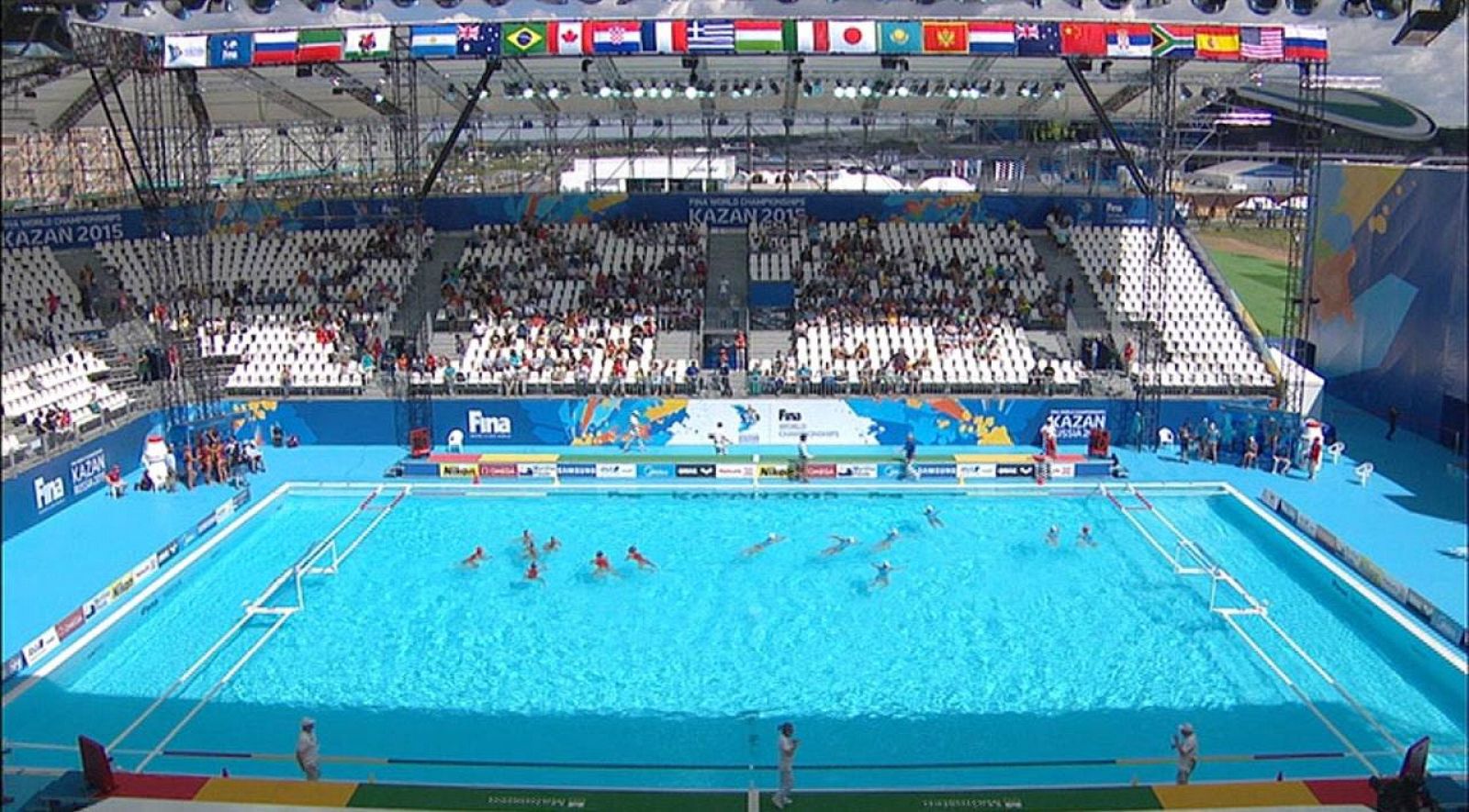 La selección española de waterpolo femenino debuta con goleada ante Kazajistán