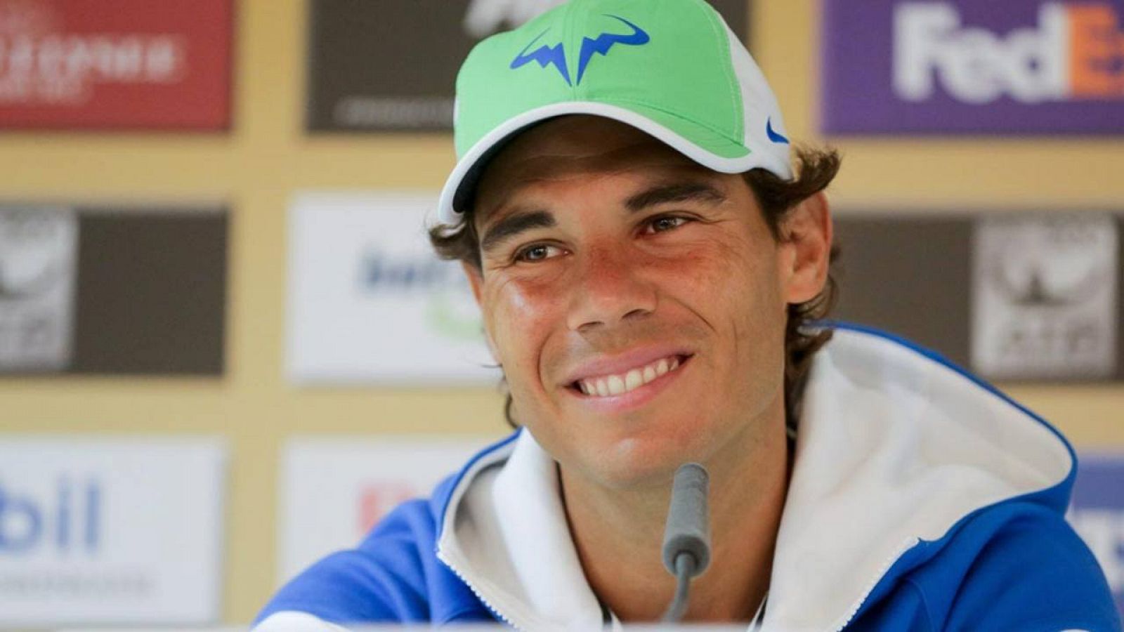 Rafa Nadal en rueda de prensa