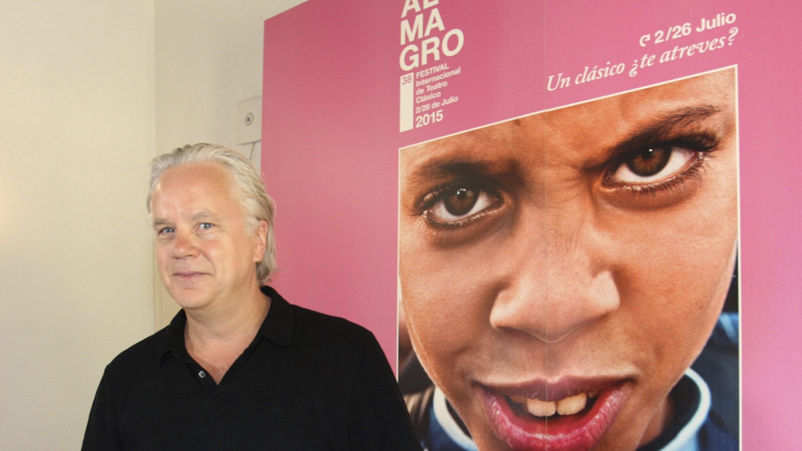 El actor y director estadounidense Tim Robbins en Almagro (Ciudad Real)