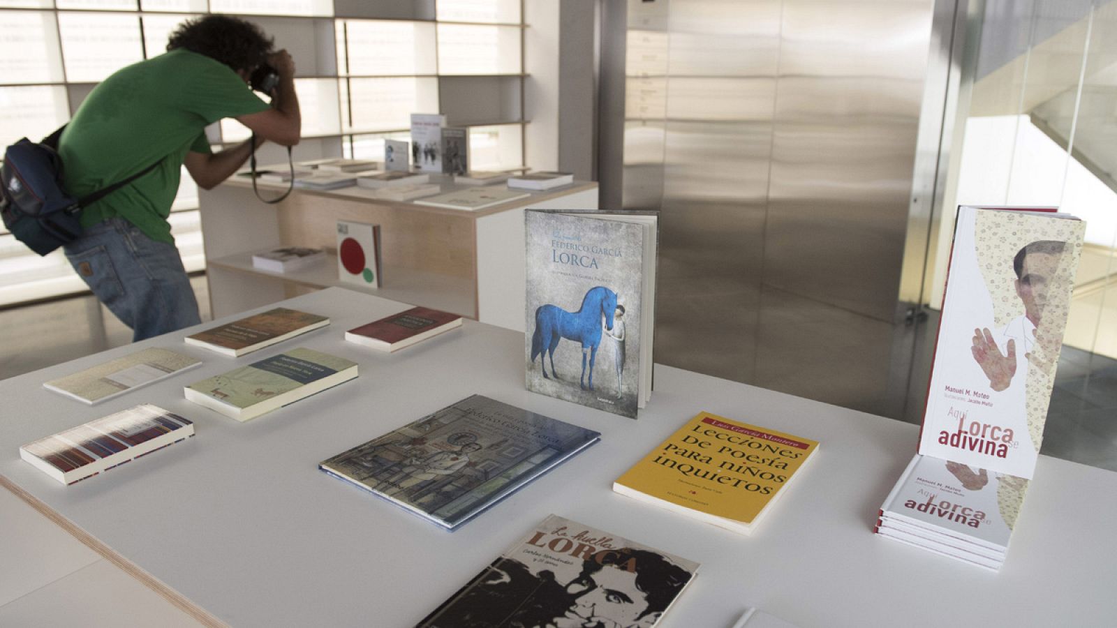 Interior del Centro García Lorca de Granada en el día de su inauguración (29-7-2015)