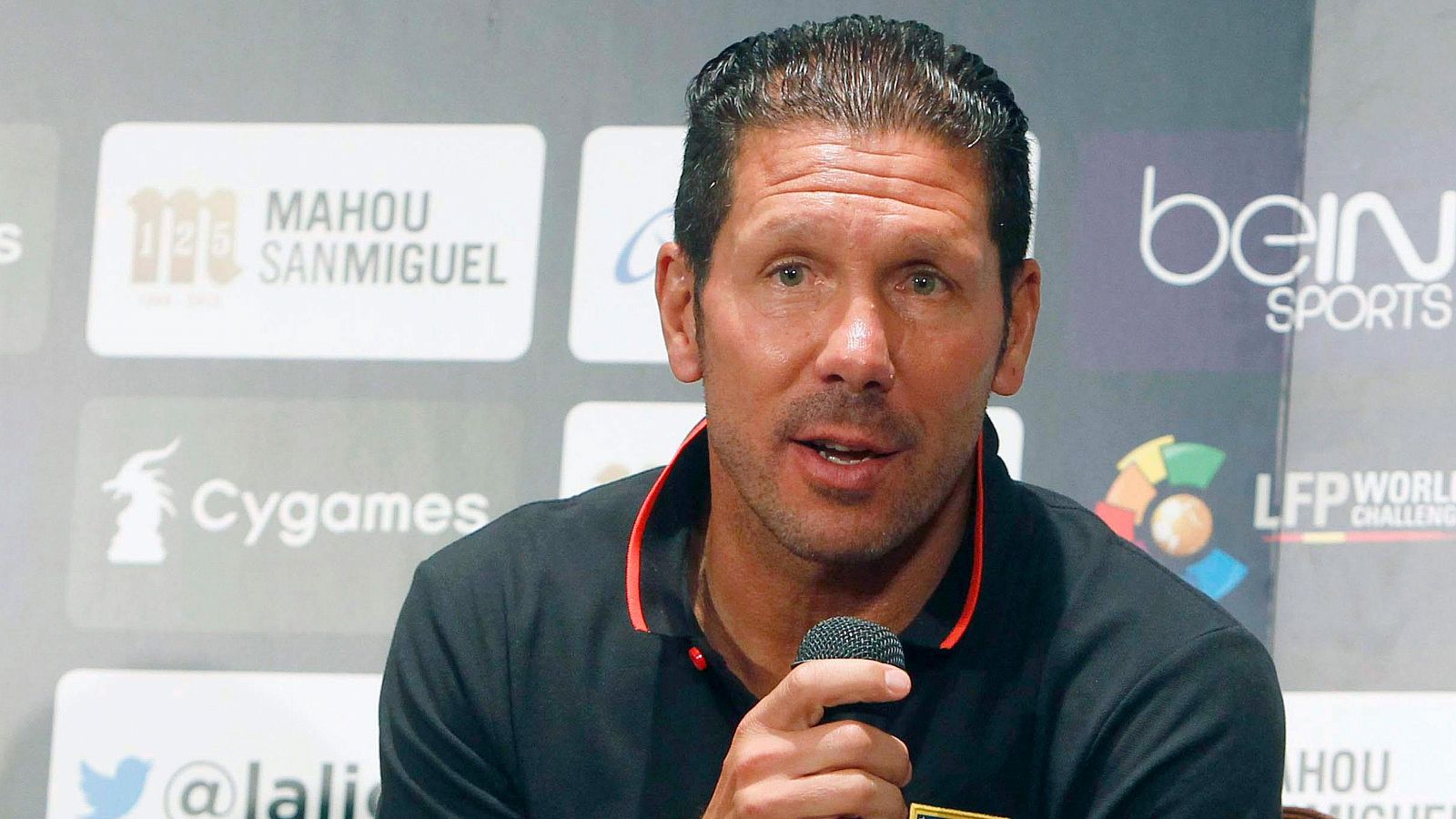 El técnico del Atlético de Madrid, Diego Simeone.