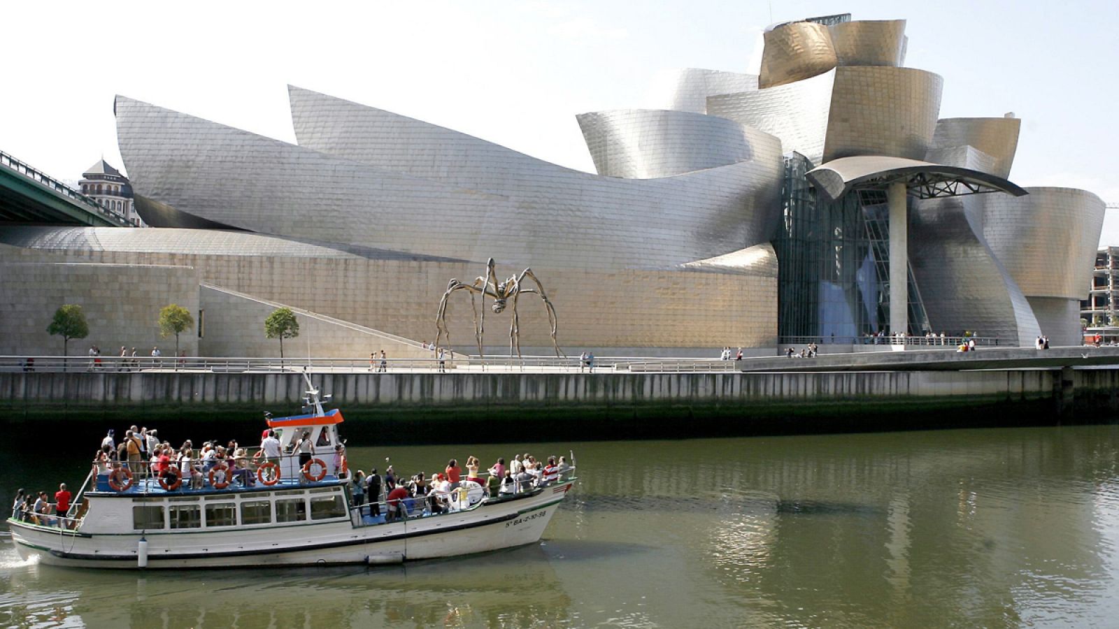 Imagen del exterior del Museo Guggenheim de Bilbao