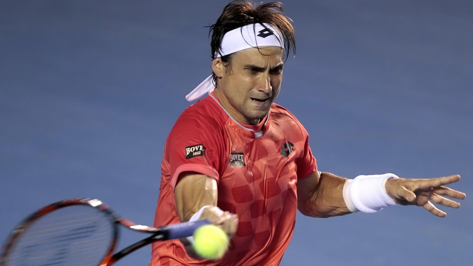 El tenista español David Ferrer, en un partido de esta temporada