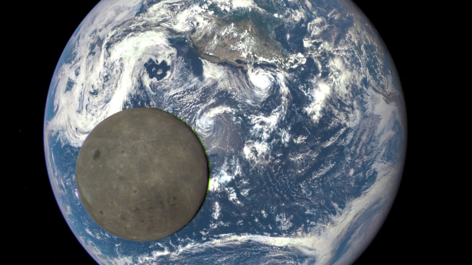 La NASA ha captado un tránsito lunar desde 1,5 millones de kilómetros