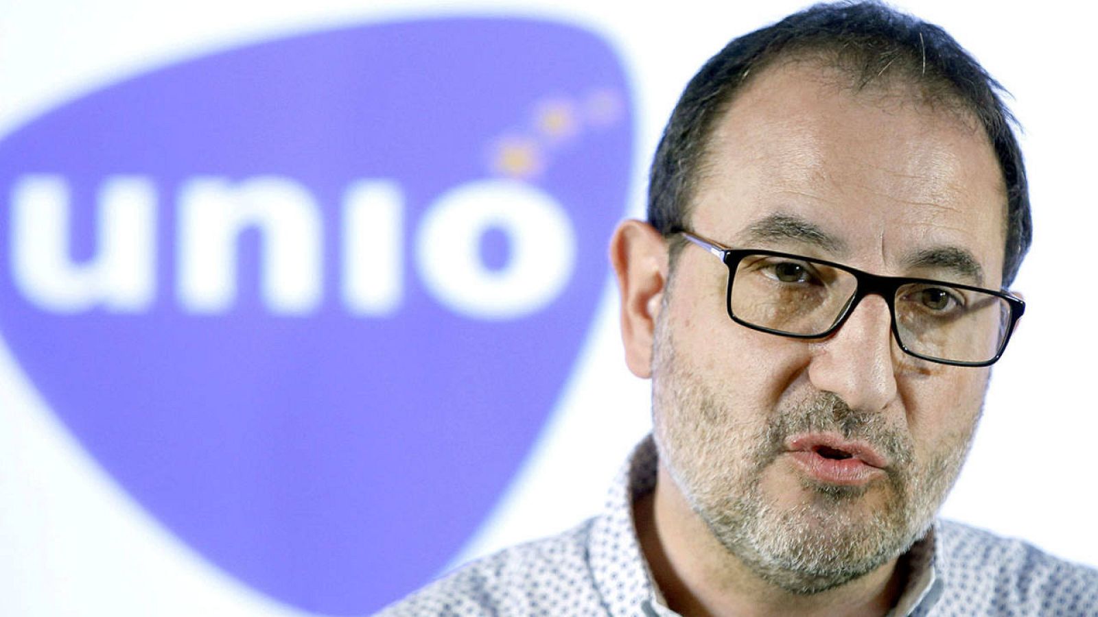 El candidato de UDC a la presidencia de la Generalitat, Ramón Espadaler.