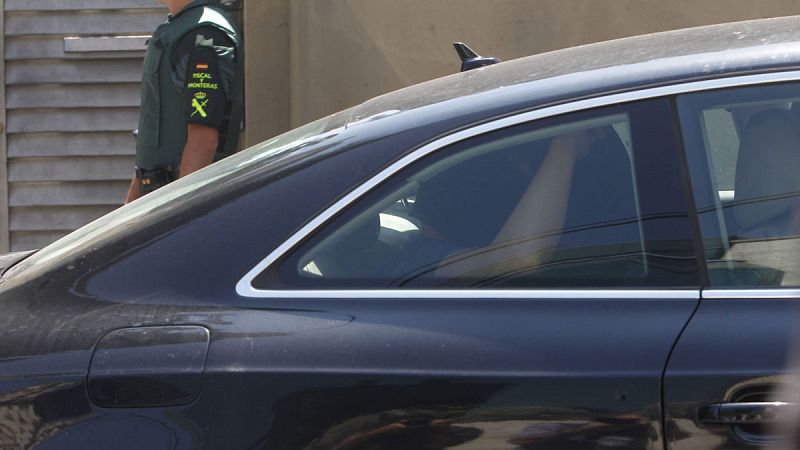 Jordi Sumarroca abandona la sede de Teyco con efectivos de la Guardia Civil