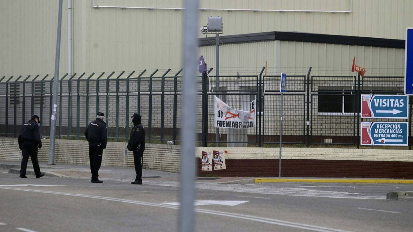 Entrada de la planta de Coca-Cola en la localidad madrileña de Fuenlabrada
