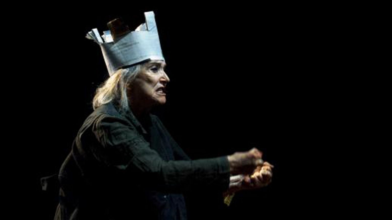 Nuria Espert, durante la representación de 'Rei Lear'