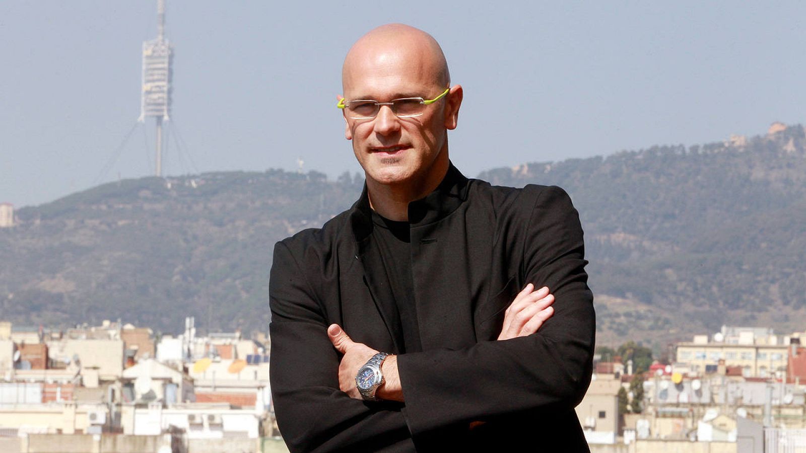 Raül Romeva, número uno de la lista de Junts pel Sí para las elecciones catalanas del 27S.
