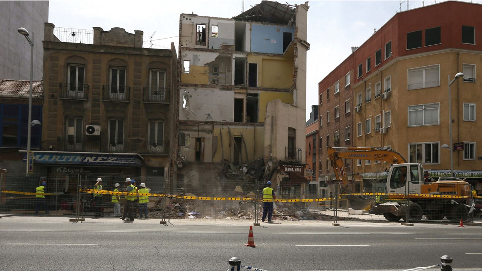 Derrumbe del edificio de Tetuán producido por la fatiga de materiales
