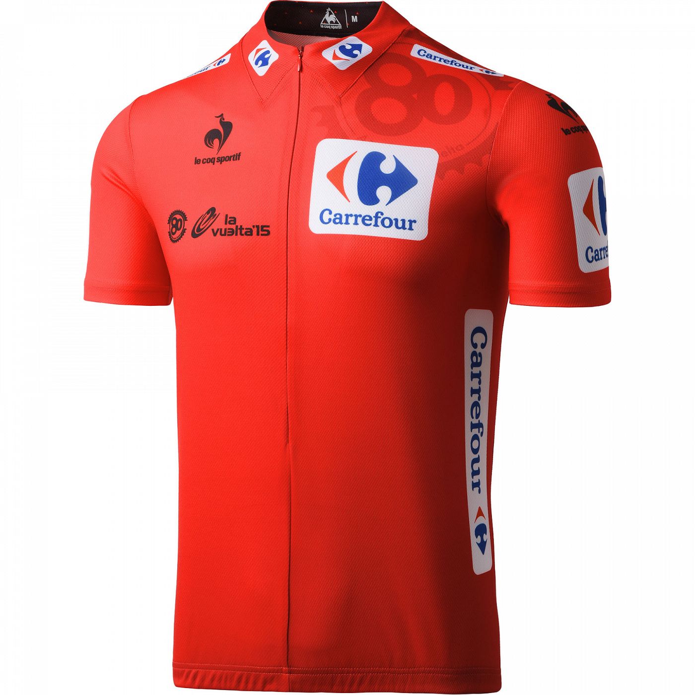 Imagen del maillot oficial de líder de la Vuelta ciclista a España 2015.