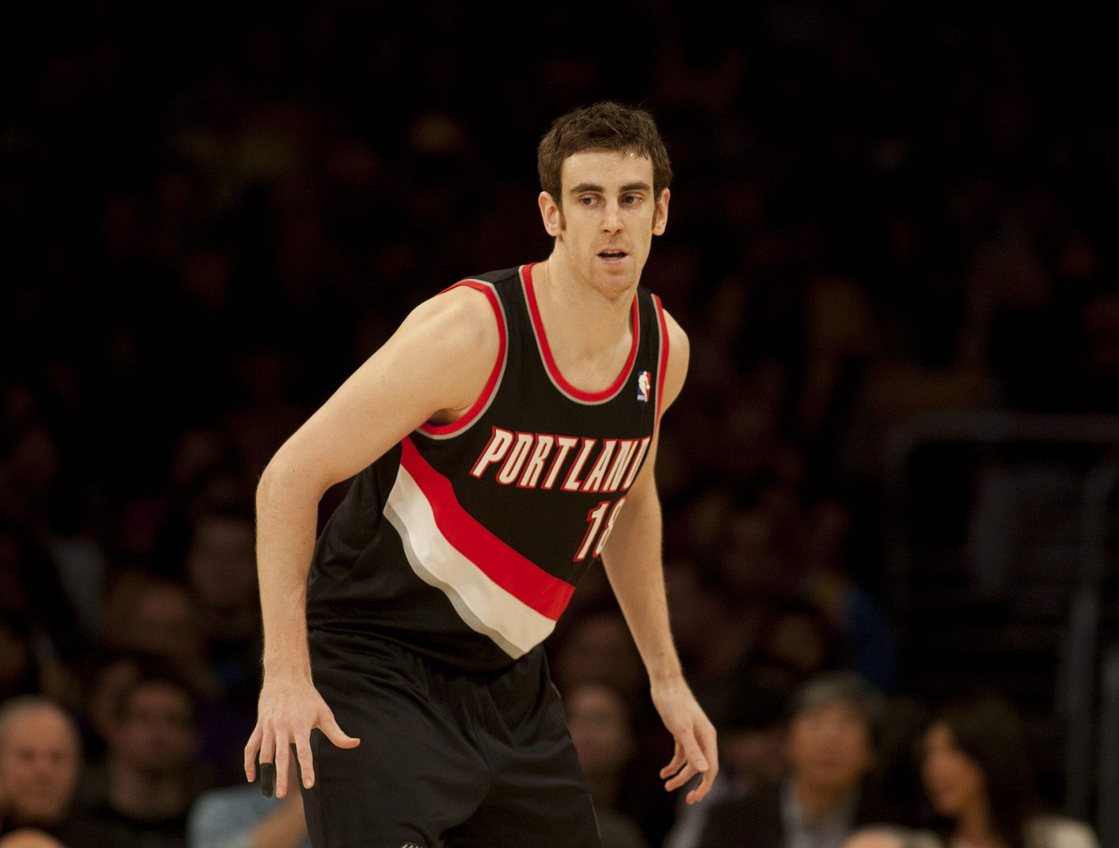 Imagen de archivo de Victor Claver con la camiseta de los Trail Blazers de Portland.