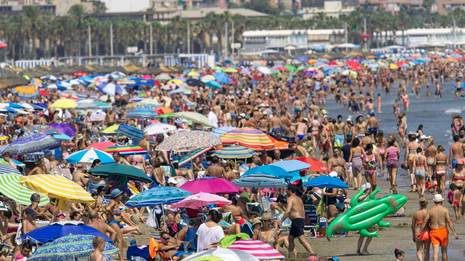 Imagen de las playas de Las Arenas y La Malvarrosa de Valencia