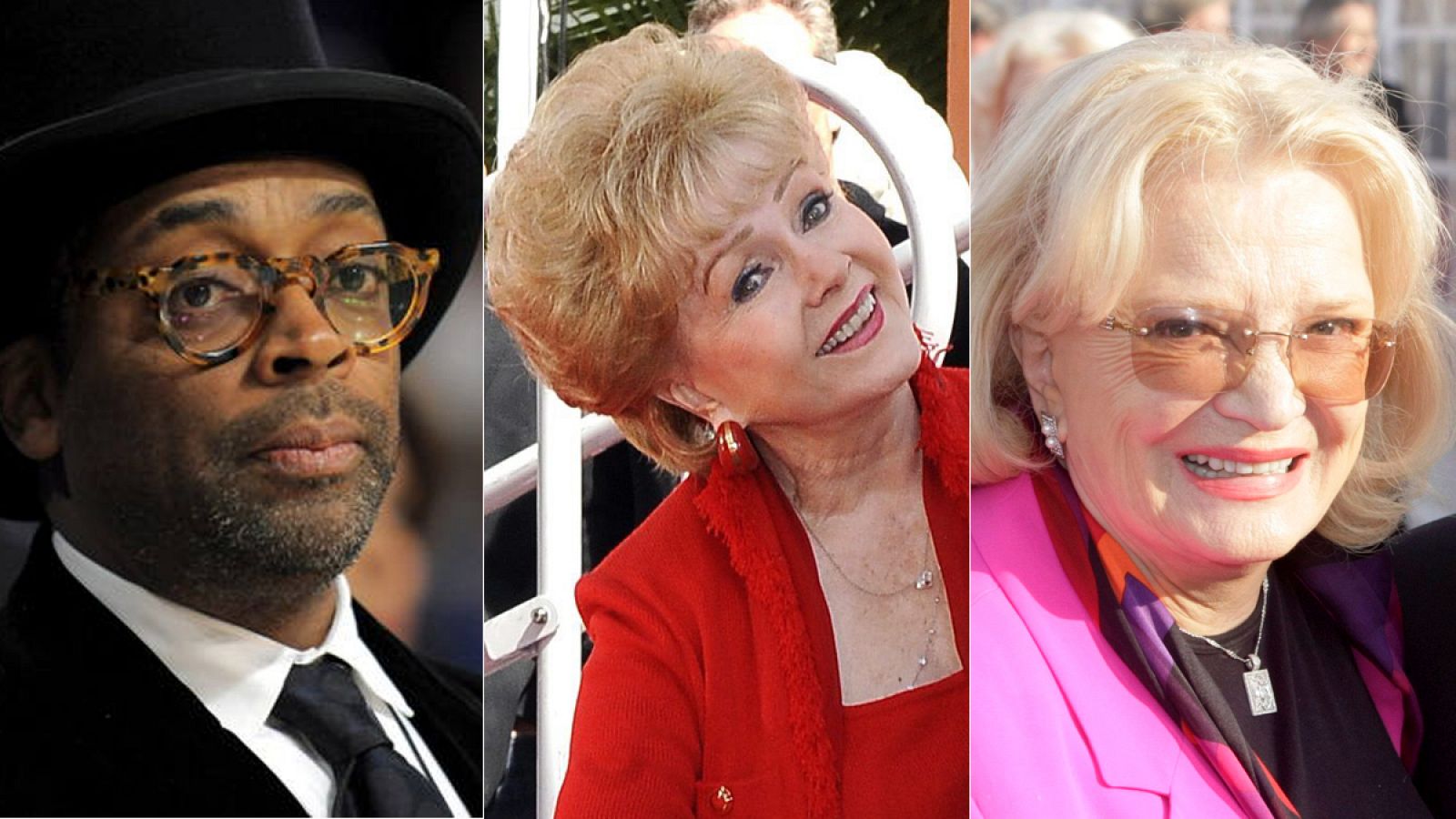 Spike Lee, Debbie Reynolds y Gena Rowlands.