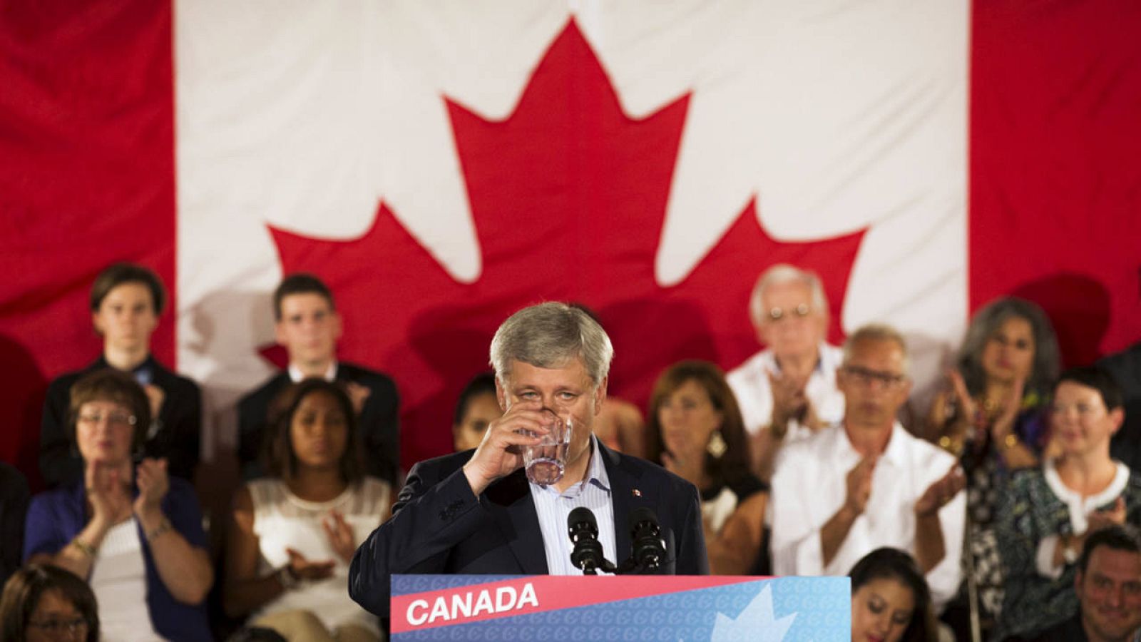 El primer ministro canadiense, Stephen Harper