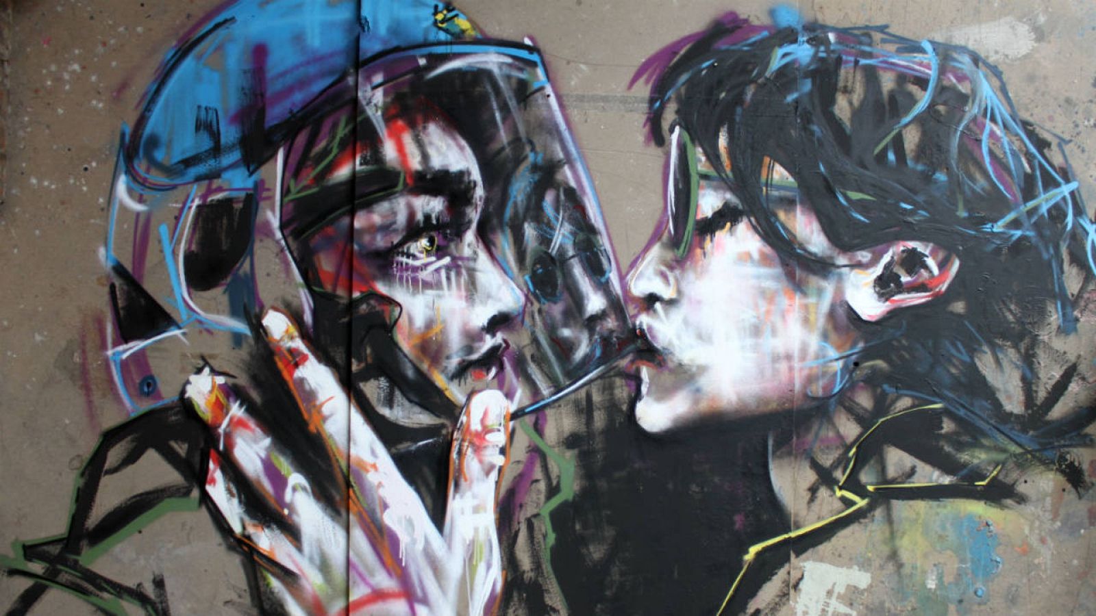 War of peace. Obra de Ze Carrión de la exposición 'Solos' en La Neomudéjar.