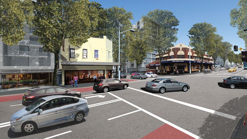 Una recreación de uno de los tramos de la autopista urbana WestConnex