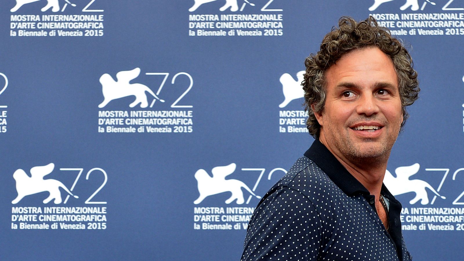 El actor estadounidense Mark Ruffalo, durante la presentación de 'Spotlight' en Venecia.