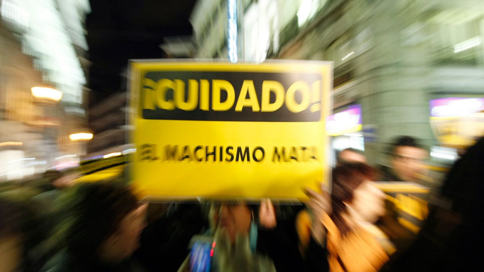 Imagen de una manifestación en Madrid contra la violencia machista.