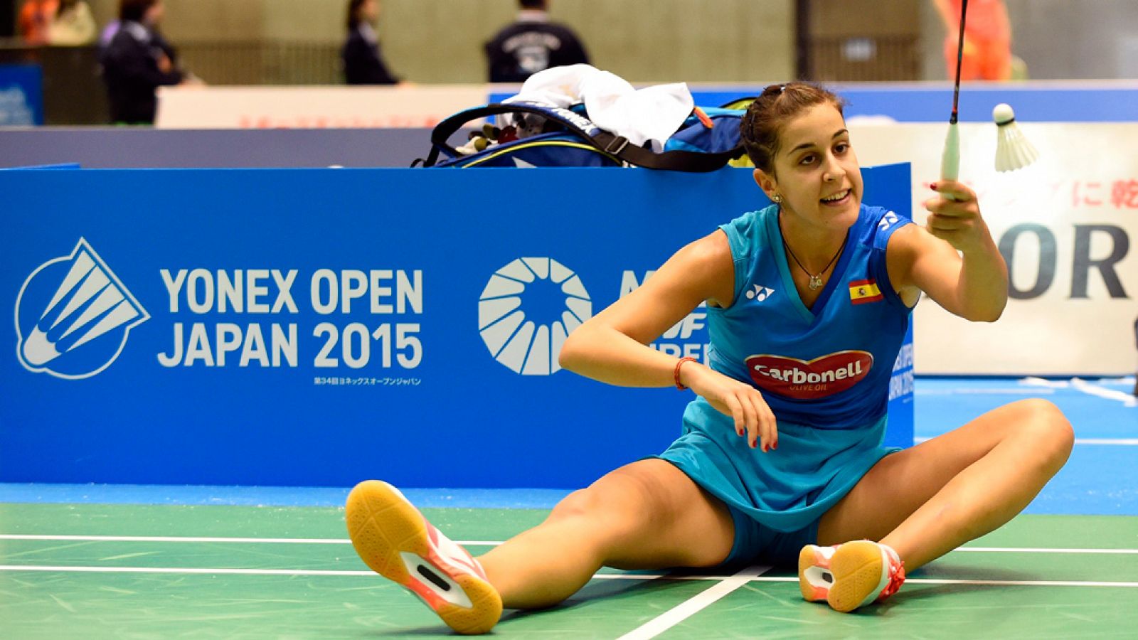 La jugadora española de bádminton Carolina Marín ha sido eliminada en cuartos de final del Abierto de Japón.