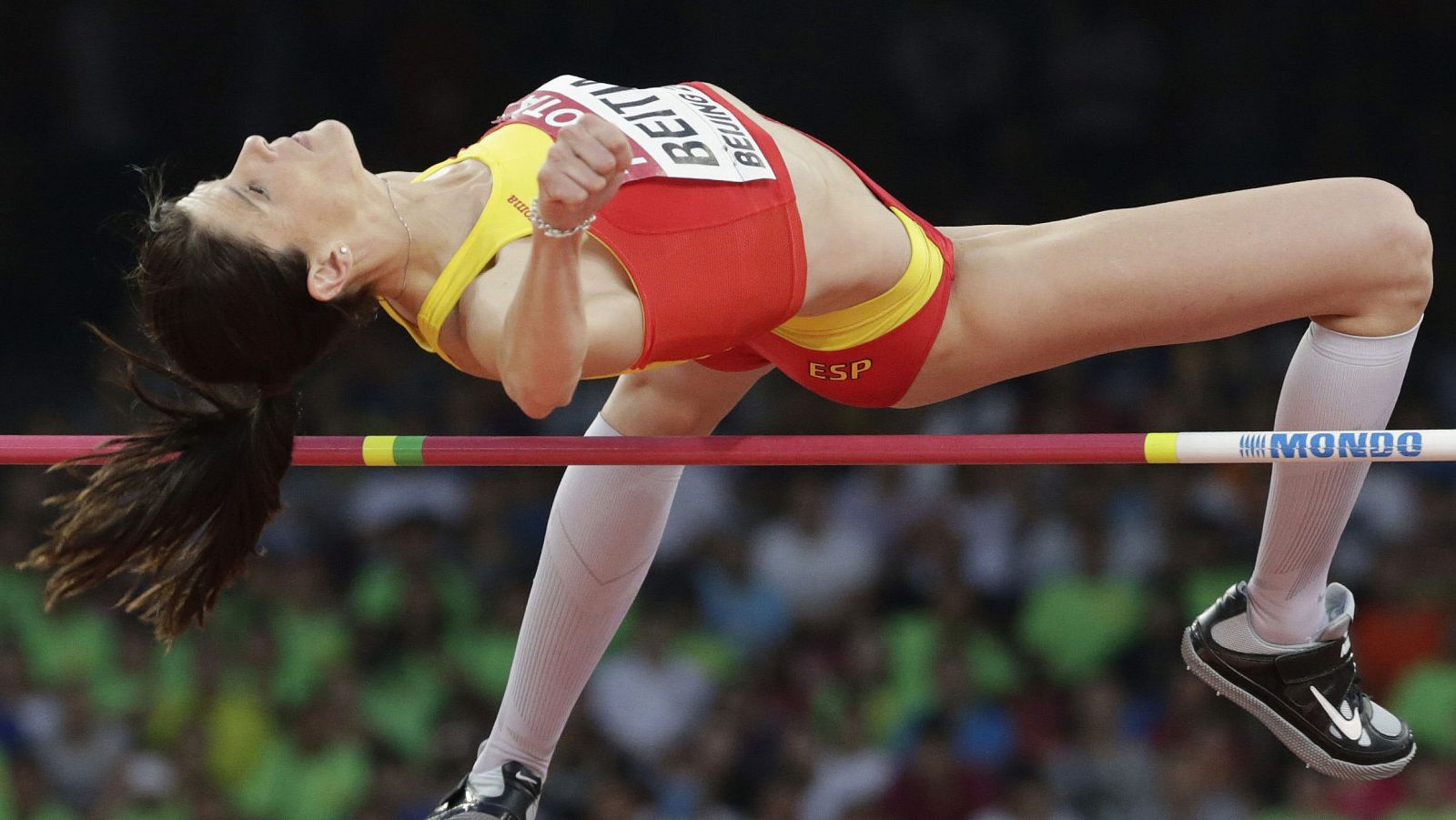 Ruth Beitia, en los pasados Mundiales de Pekín.