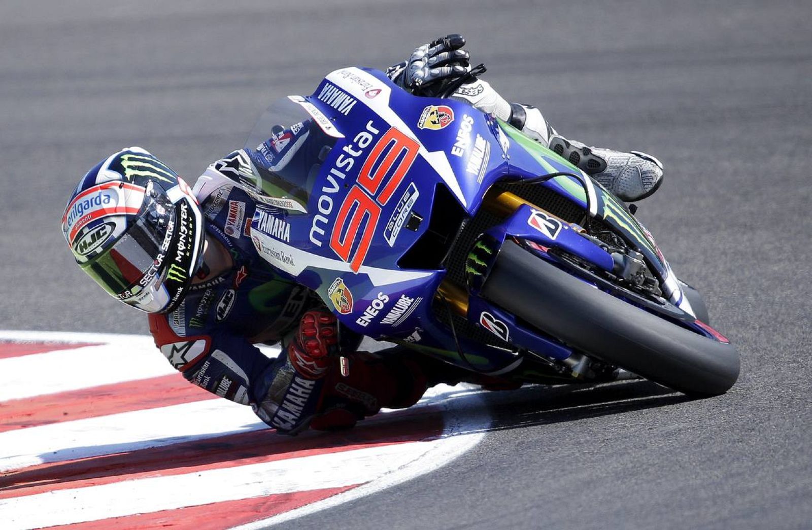 Jorge Lorenzo durante los entrenamientos en San Marino.