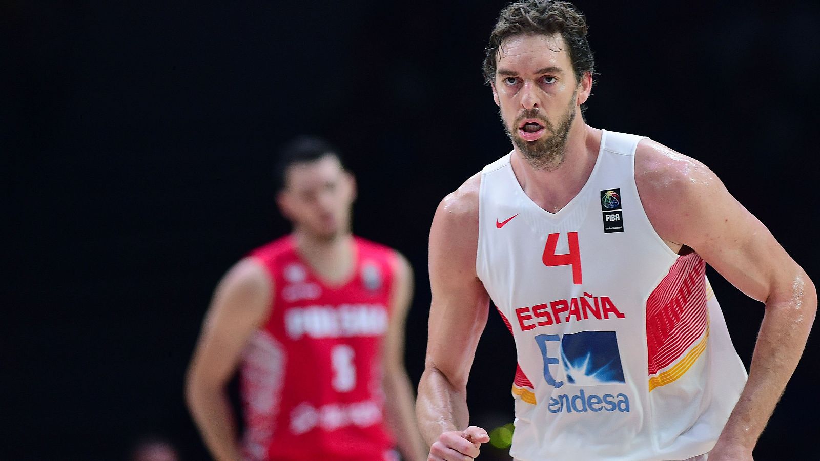 Pau Gasol, en el partido contra Polonia.