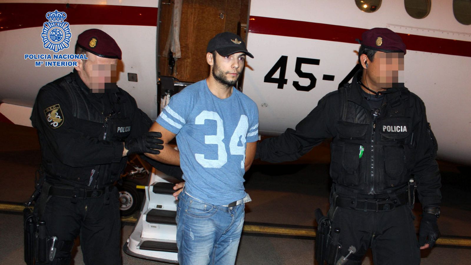 Fotografía facilitada por la Policía Nacional, del principal sospechoso del doble crimen de Cuenca, Sergio Morate