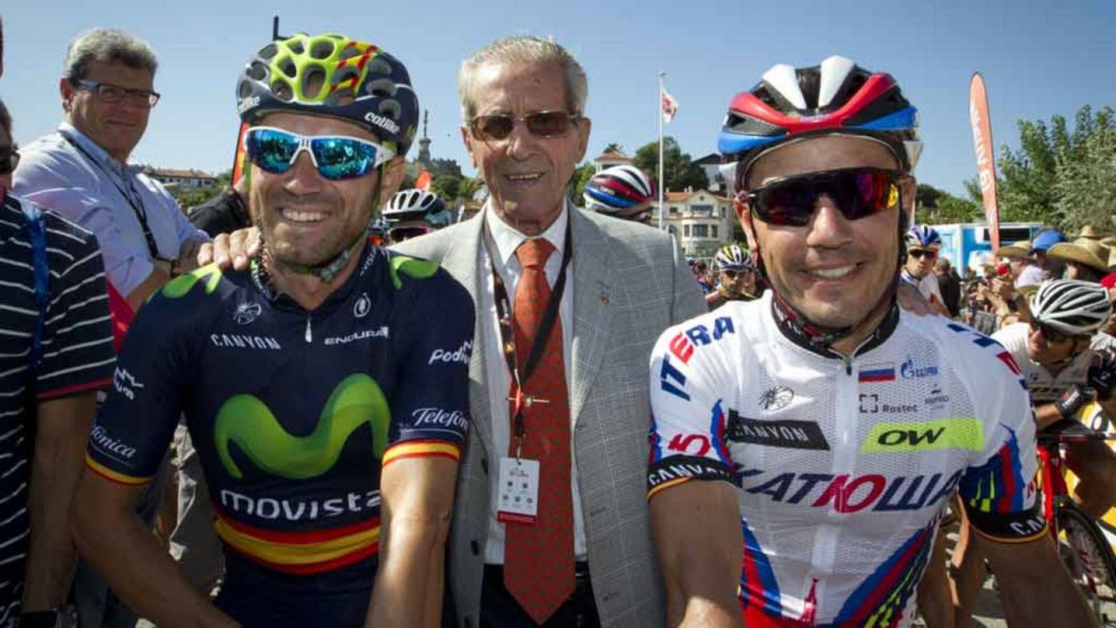 Valverde y 'Purito', durante la pasada Vuelta a España