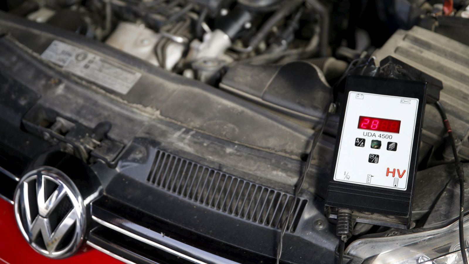 Pruebas técnicas en un vehículo Volkswagen