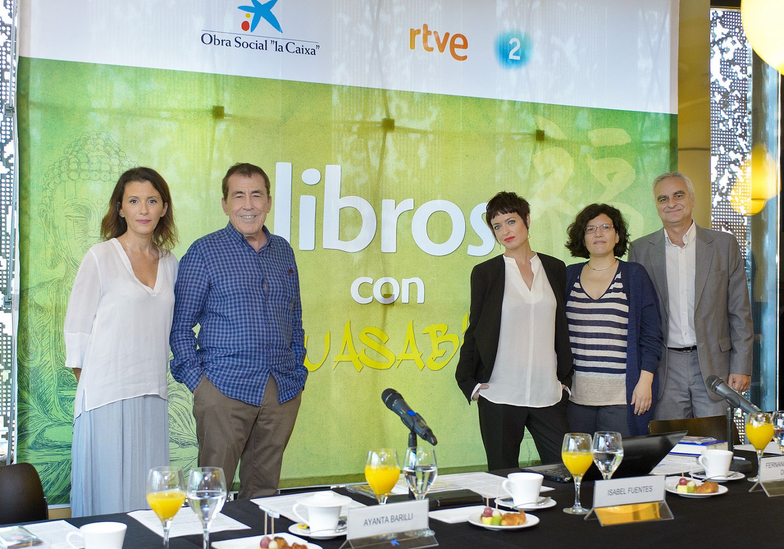 Ayanta Barilli, Sánchez Dragó, Anna Grau, Isabel Fuentes y Samuel Martín Mateos
