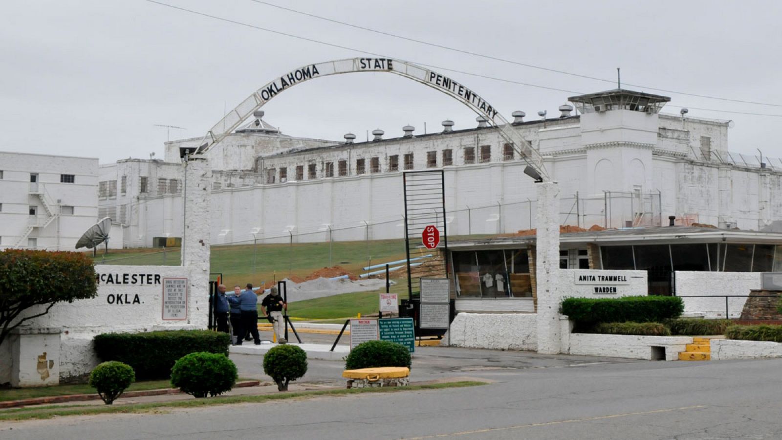 El centro penitenciario donde Richard Glossip debía de ser ejecturado en McAlester, Oklahoma (EE.UU.).