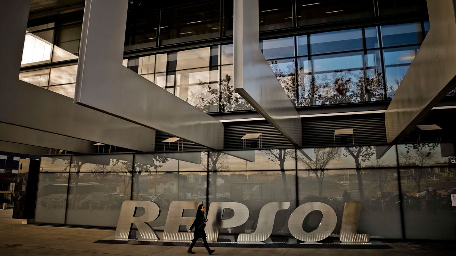 Imagen de la sede de Repsol en Madrid