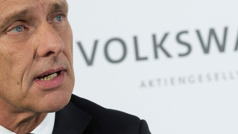 El consejero delegado de Volkswagen, Matthias Müller, el día de su nombramiento