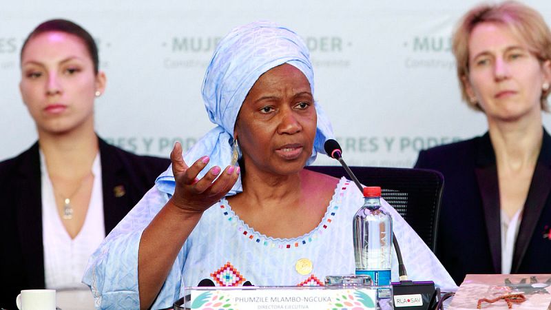 La directora ejecutiva de ONU Mujeres, Phumzile Mlambo-Ngcuka, en una imagen de archivo.