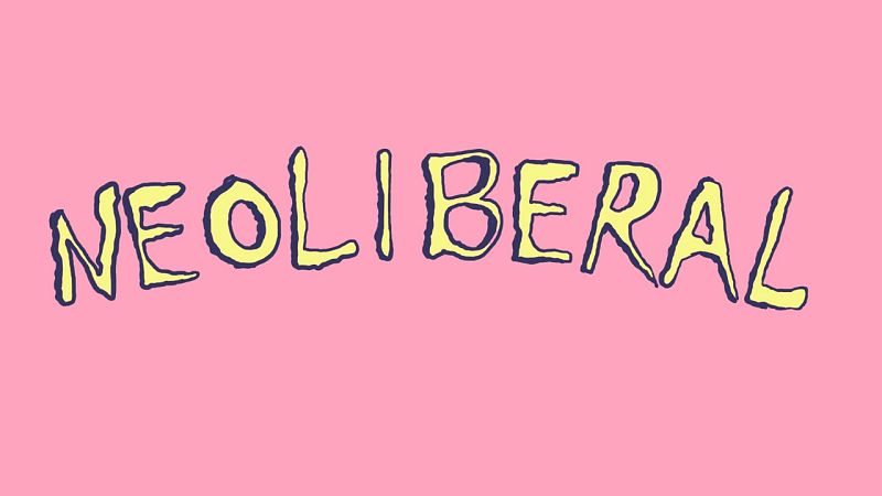 Fotograma del videoclip de "Neoliberal", de Franco
