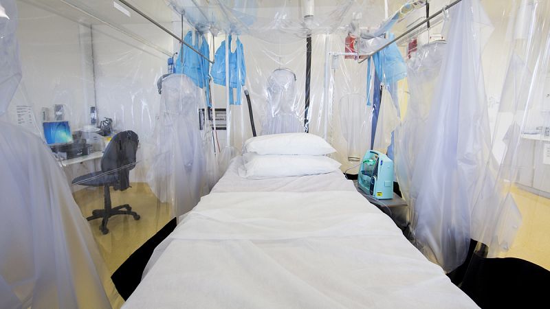 Unidad de aislamiento utilizada para enfermedades infecciosas.