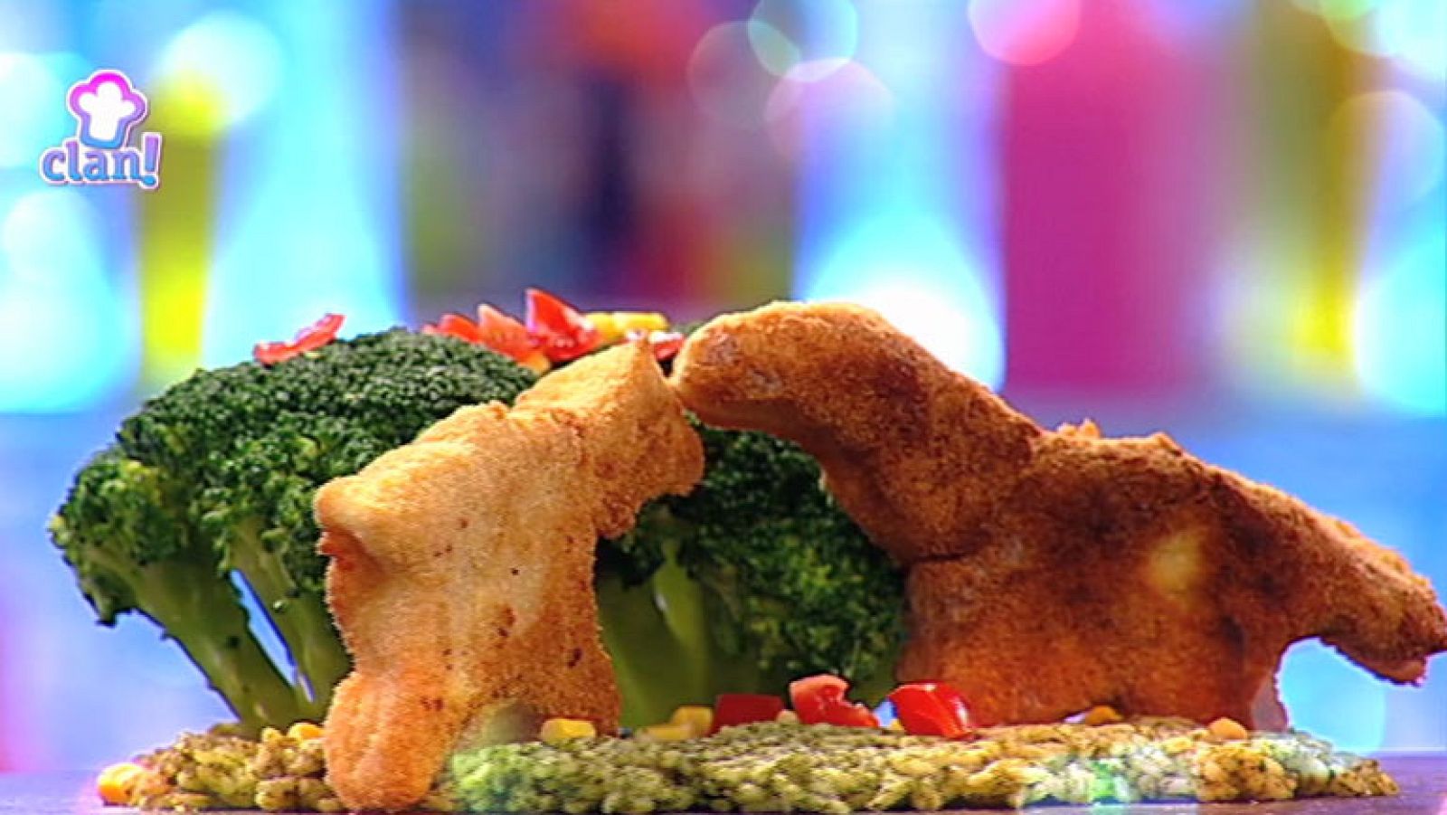 Cocina con Clan 3 - Brocolis jurásicos con dinonuggets